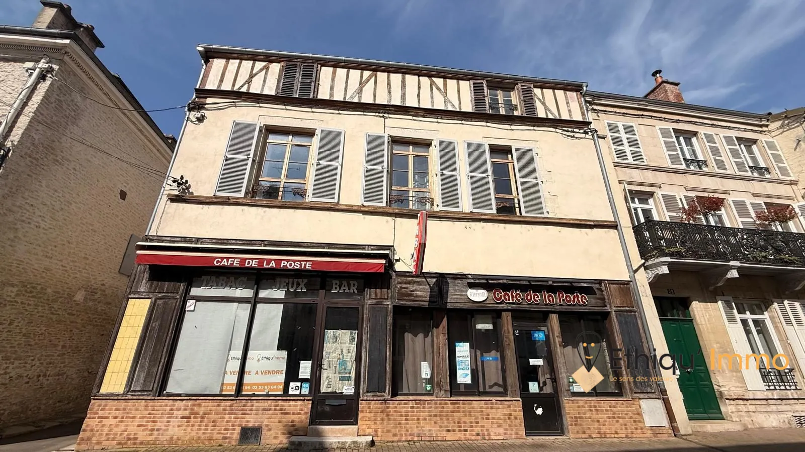 Immeuble mixte commerce et habitation à Bar-sur-Aube - Opportunité d’investissement