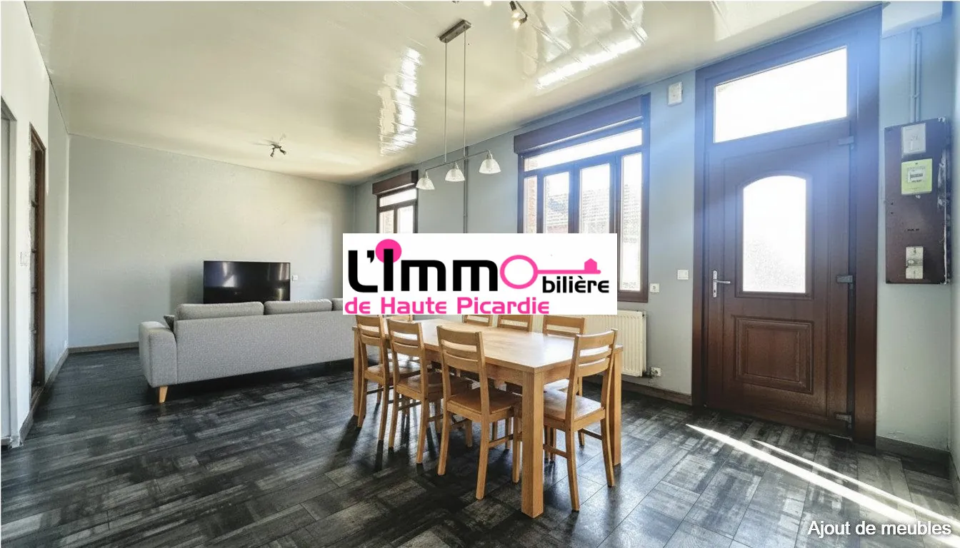 Maison 5 pièces avec jardin à vendre à Chaulnes (80320) – Idéal premier achat ou investissement