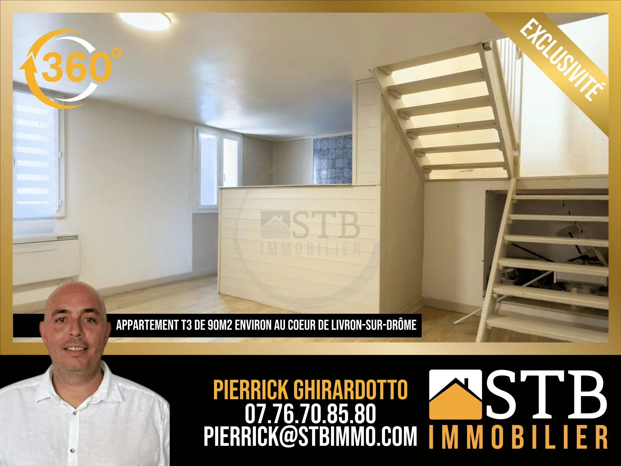 Appartement duplex de 74m² avec 1 chambre à Livron-sur-Drôme en vente