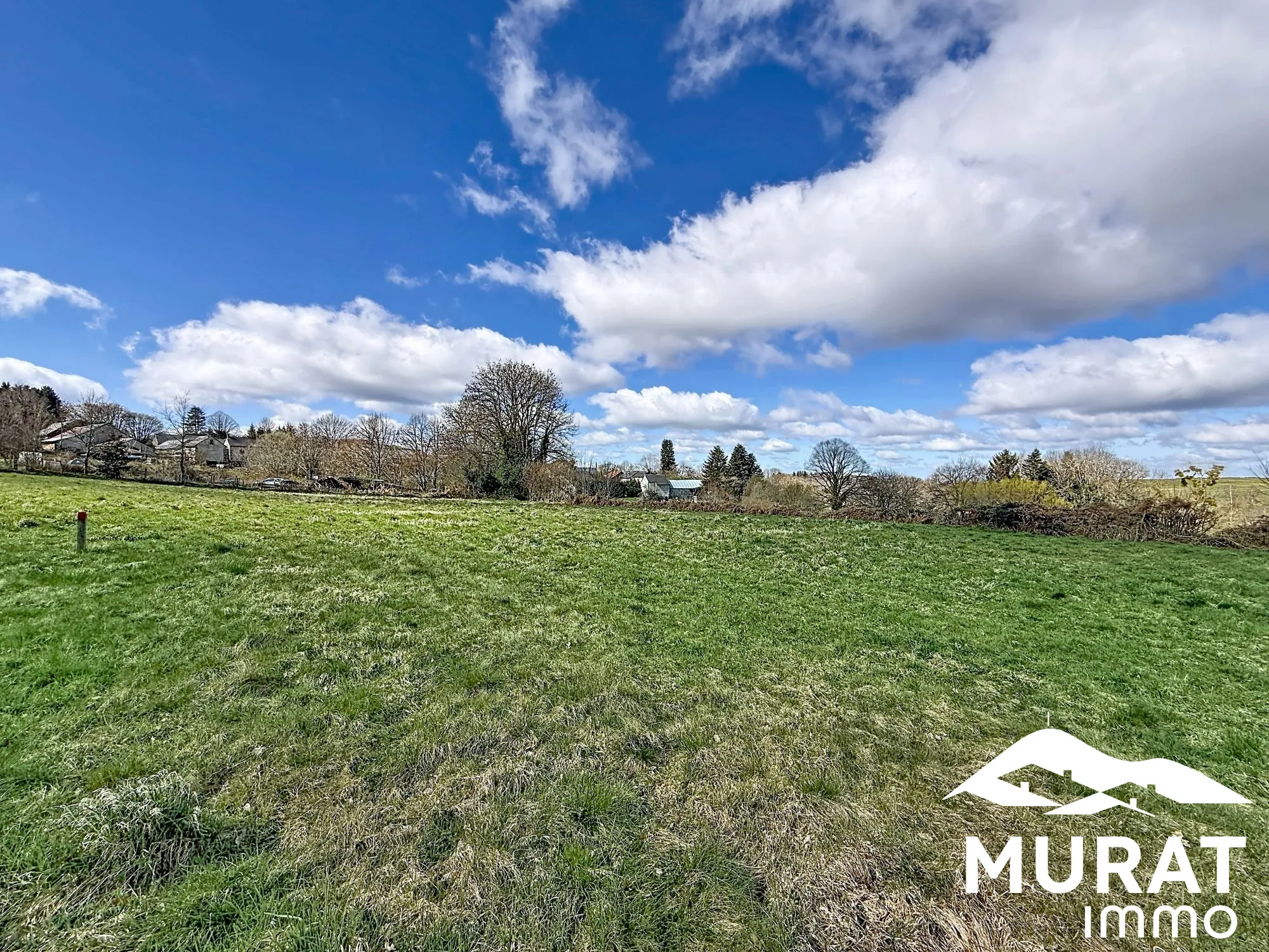 Terrain constructible de 1292 m² à Chapdes-Beaufort - Vue dégagée et environnement naturel