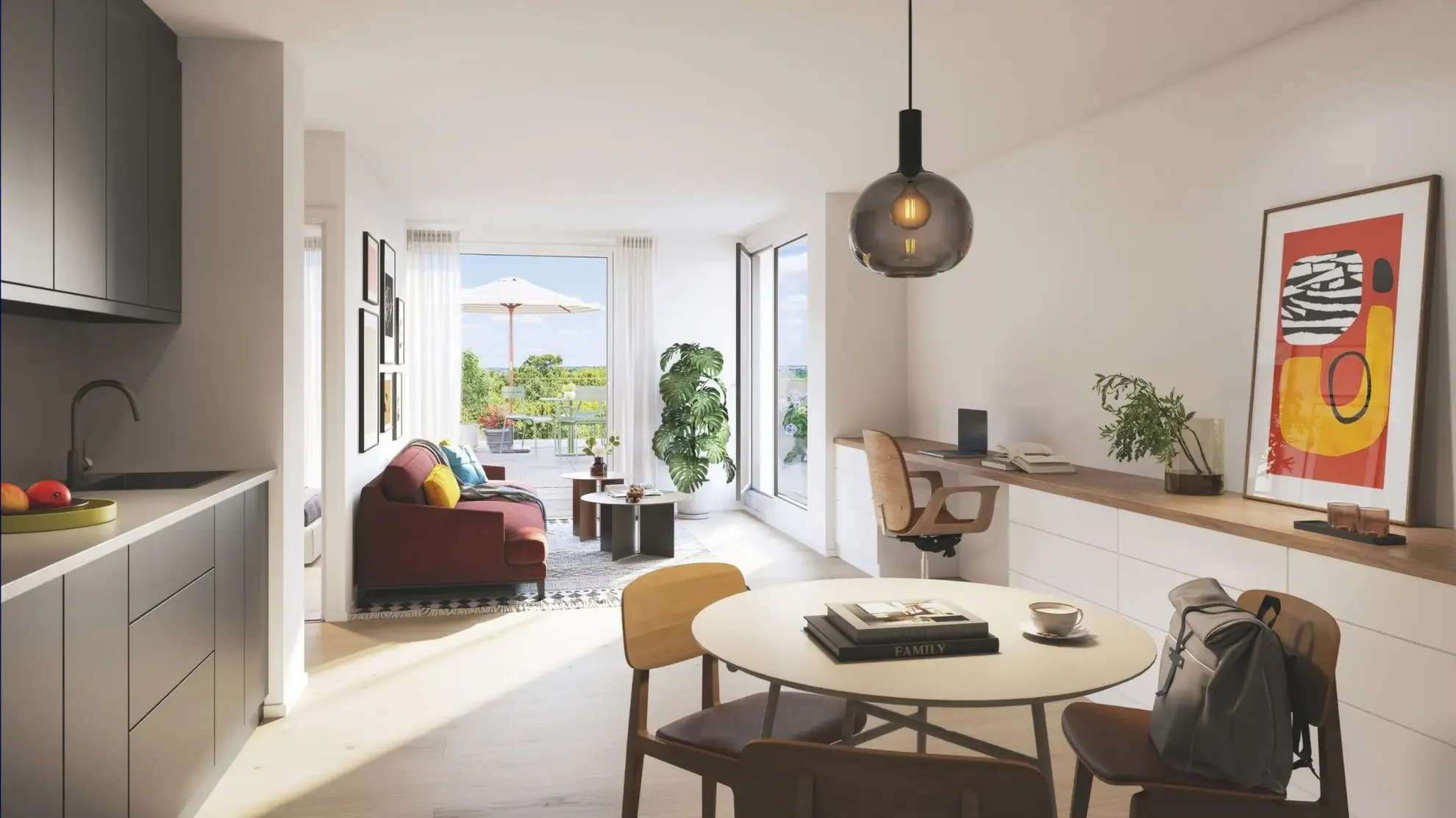 Studio neuf de 20 m² avec terrasse à Thonon-les-Bains - Investissement ou premier achat