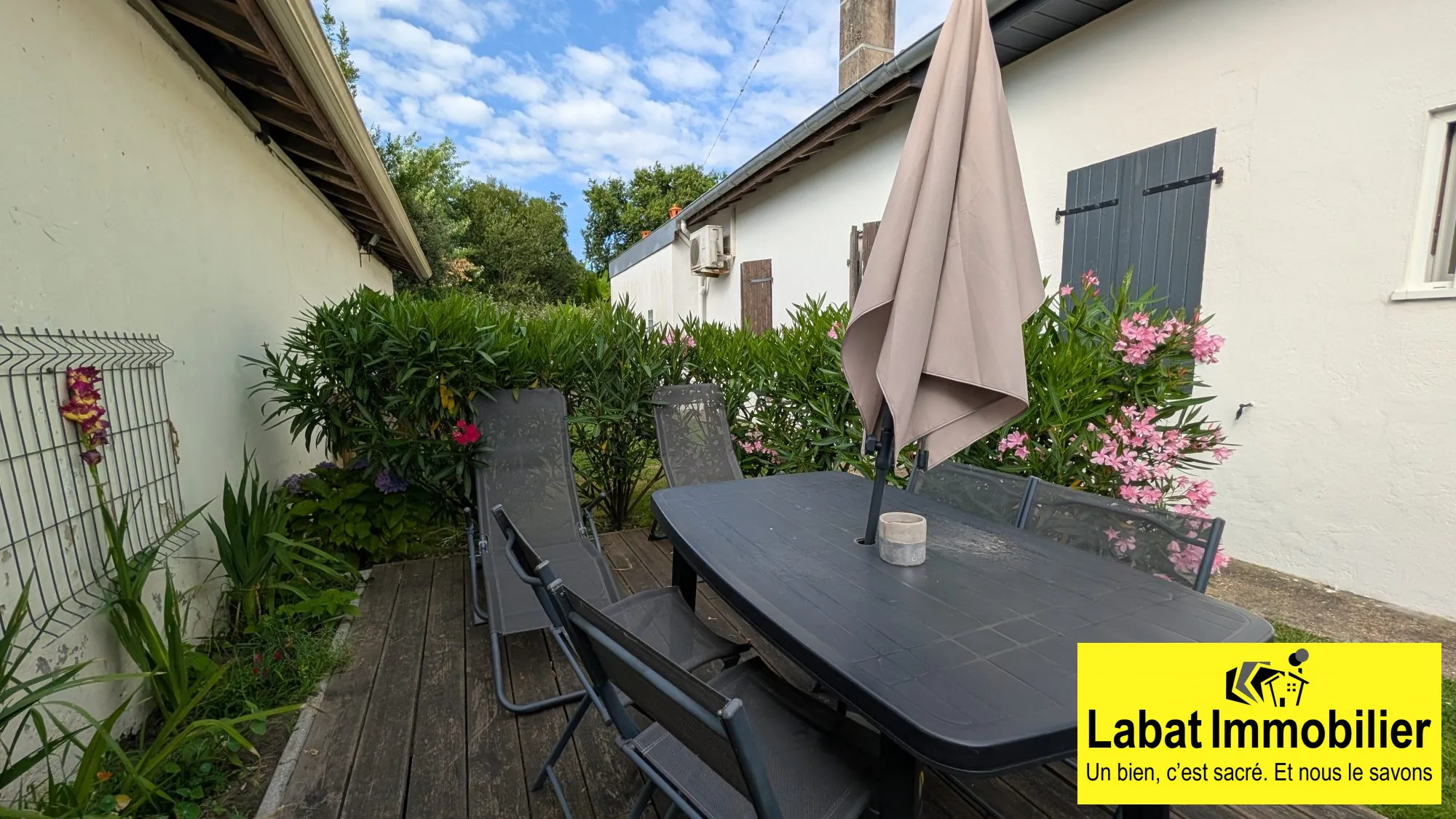 Vente appartement 2 pièces avec jardin à Tarnos près de la plage