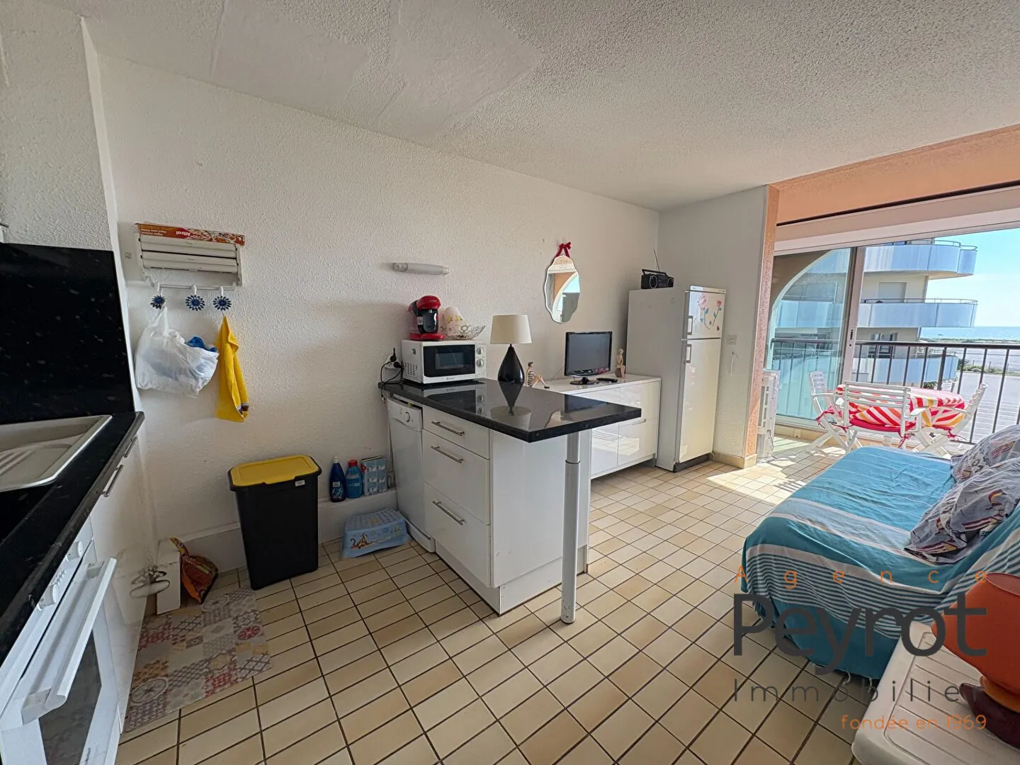 Appartement F2 traversant au Barcarès proche plage et Pinède