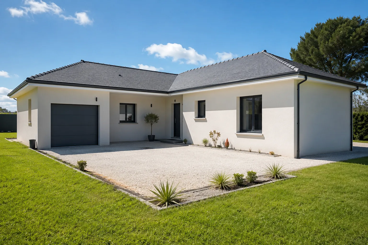 Maison familiale de plain-pied à vendre à Motteville (76) avec jardin exposé sud