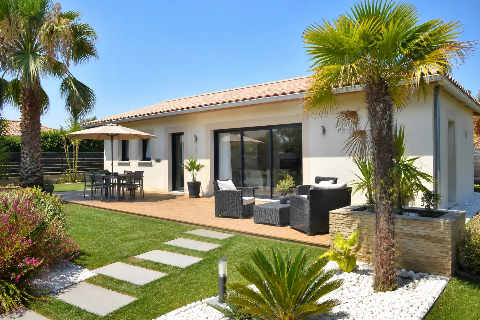 Magnifique maison de plain-pied avec grand terrain à Berneval-le-Grand
