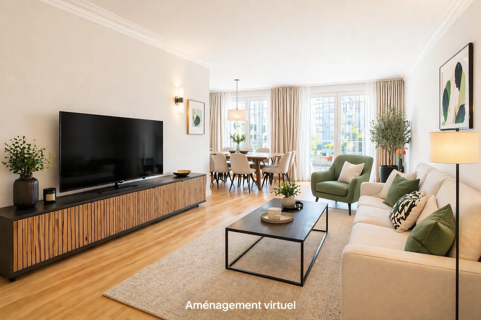 Appartement familial 115 m2 avec terrasses à Champs-sur-Marne