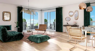 Studio neuf à Lattes, dernier étage, 27,99 m², livraison 2027 - Investissez ou vivez dans un logement moderne