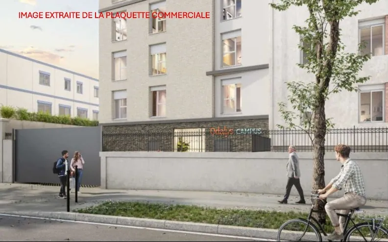 Studio neuf de 18,01 m² à Paris 17e, livraison 2028, faibles charges énergétiques