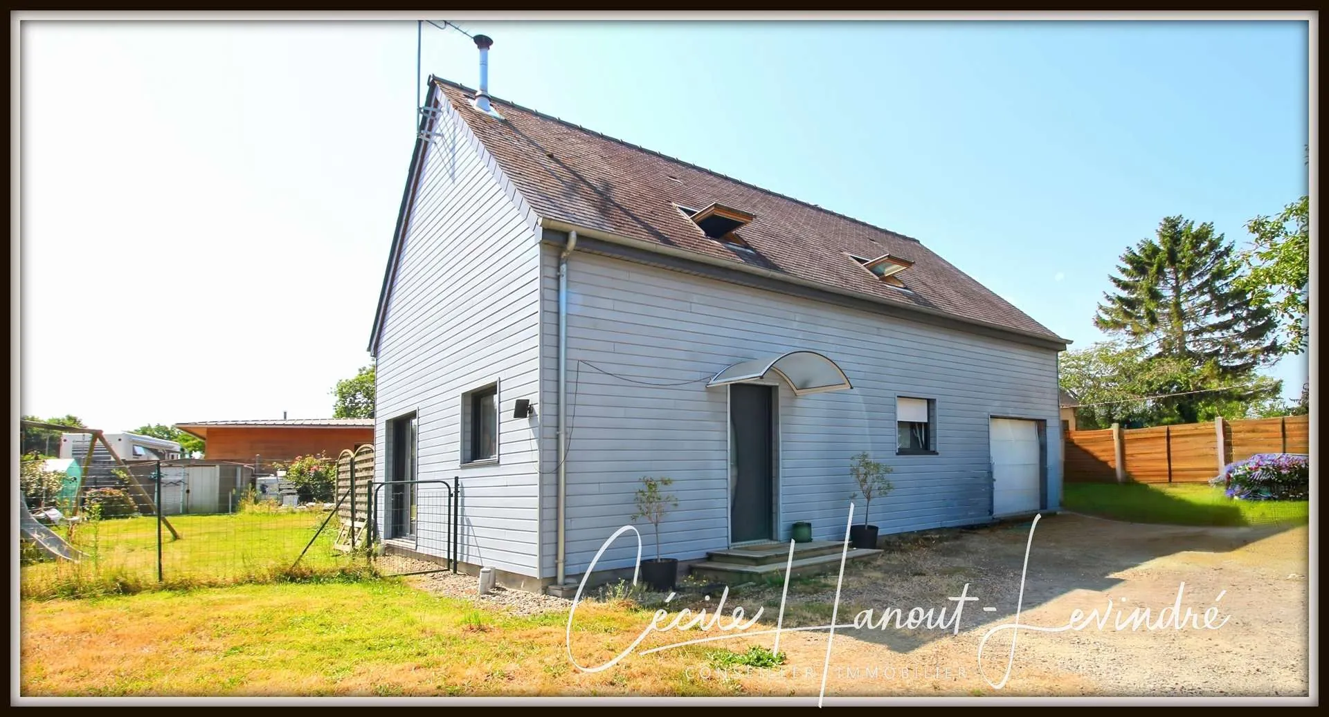 Maison en bois de 90 m² avec 4 chambres à La Boussac, secteur calme