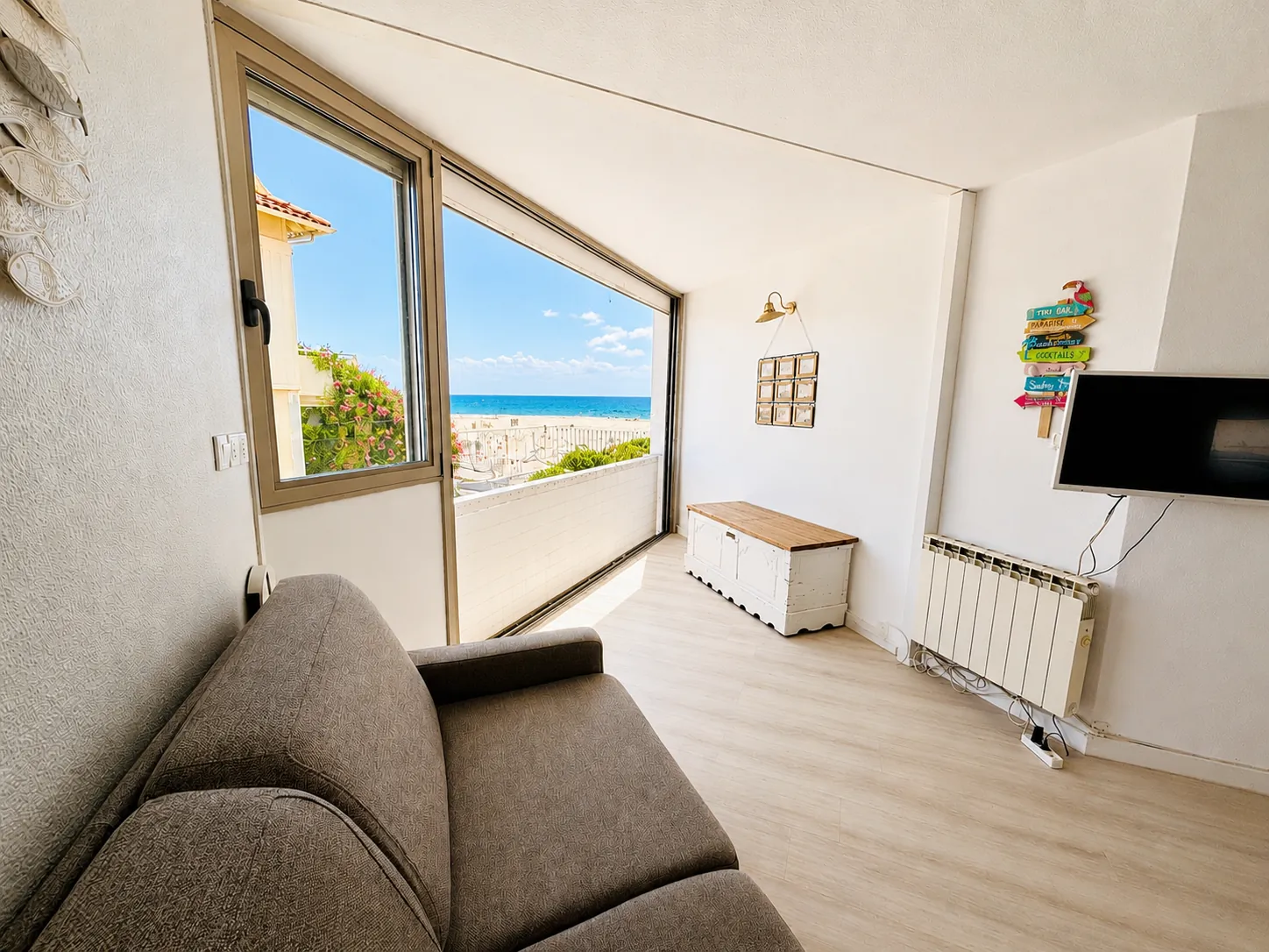 Appartement T1 avec cabine et vue mer à Carnon - Emplacement de prestige