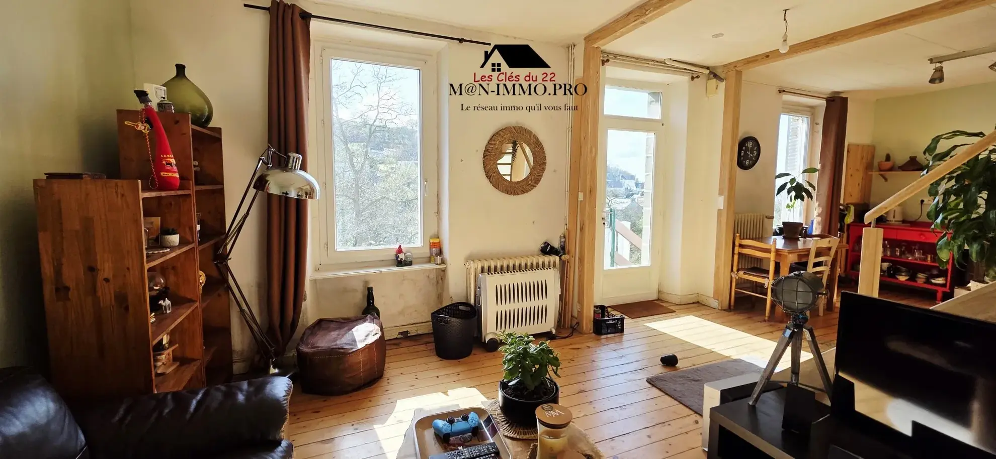 Maison à vendre de 60 m² avec jardin et vue mer à Ploumilliau