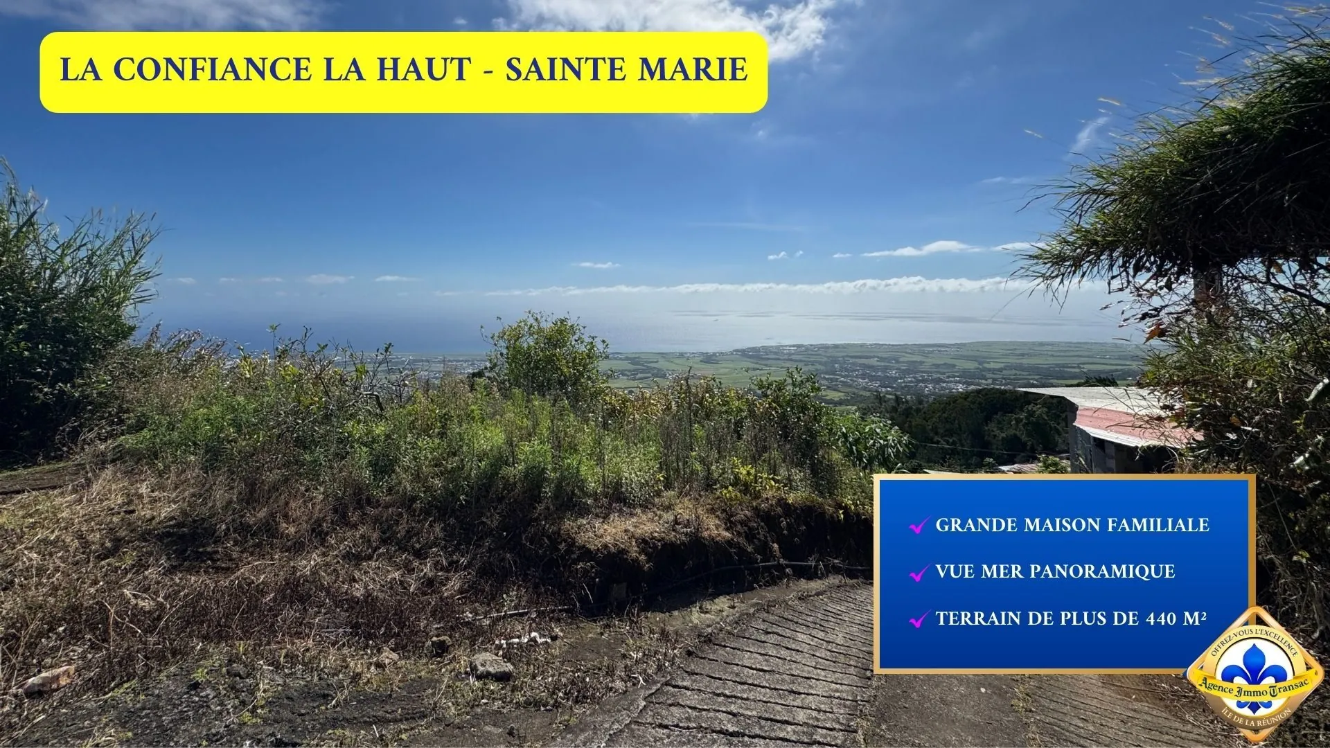 Maison à Sainte-Marie avec Grand Garage de 100 m² et Vue Mer à 170 000 € 