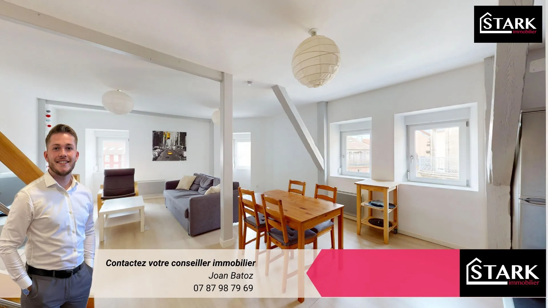 Appartement Duplex de 48m² au Cœur de Belfort – Investissement ou Résidence