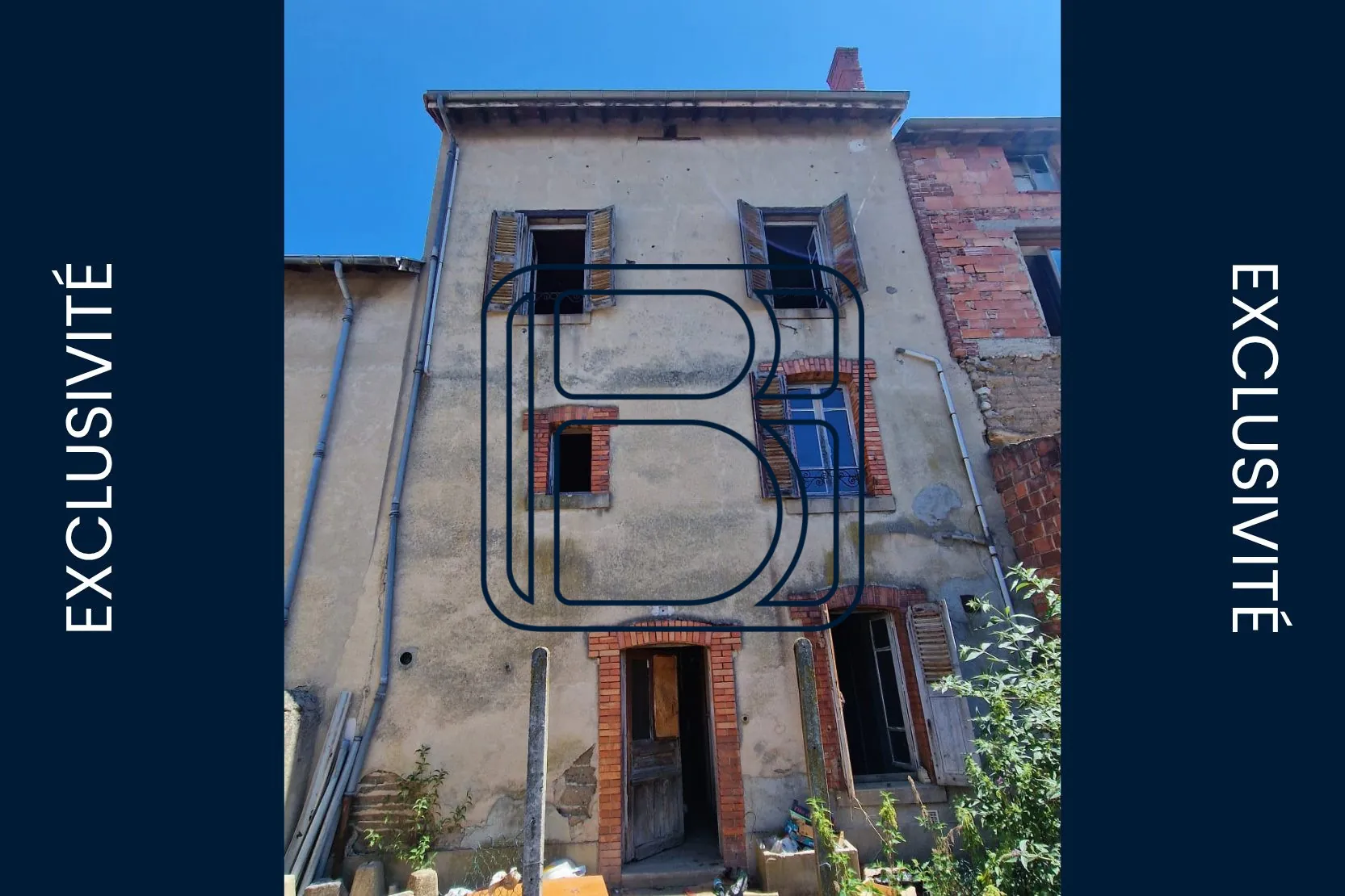 Immeuble de rapport à Courpière avec garage et jardin – Opportunité d'investissement