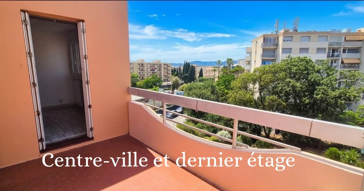 Appartement 2 pièces lumineux avec terrasse au centre-ville de Saint-Raphaël