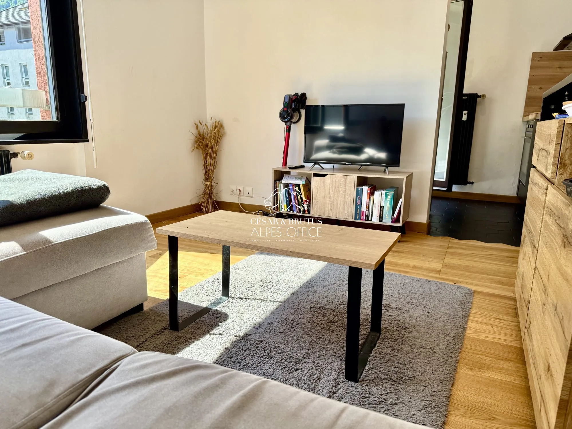 Appartement de 2 pièces à Sallanches au centre-ville avec vue sur les Aravis