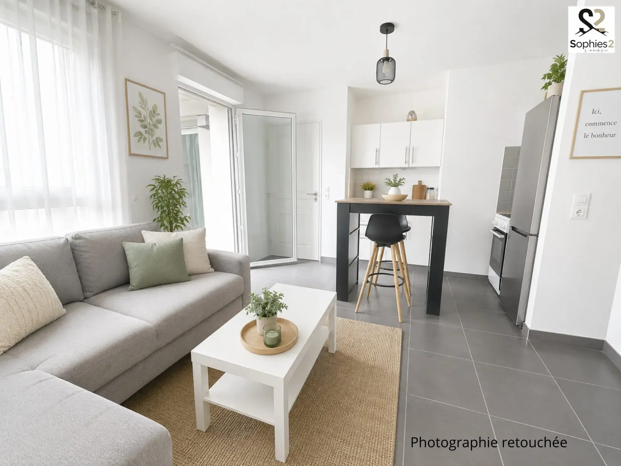 Appartement T2 avec balcon à Grenoble Centre - Résidence récente de 2016
