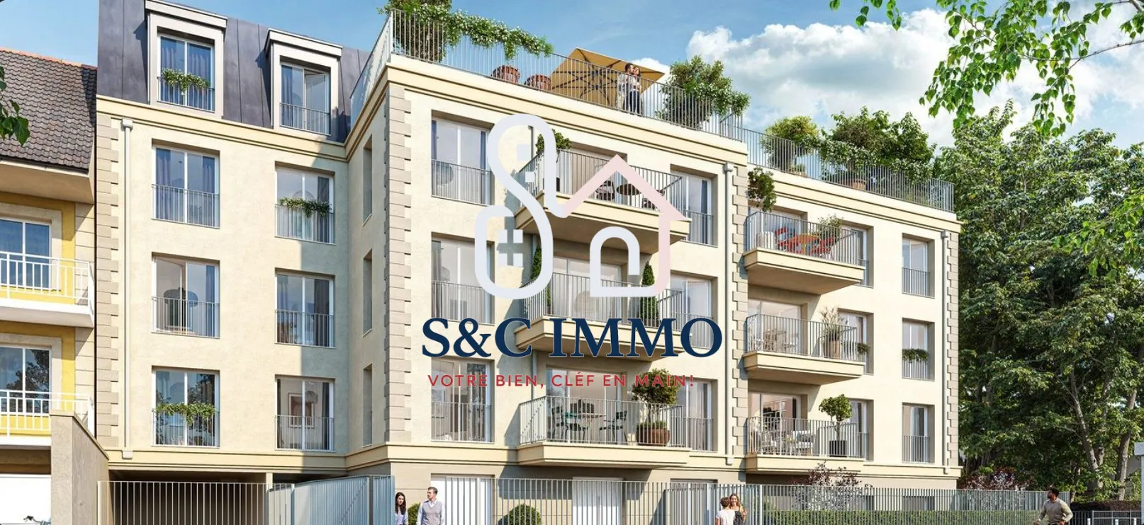 Appartement T1 neuf à vendre à Deuil-la-Barre – 30,57 m², prêt en 2027