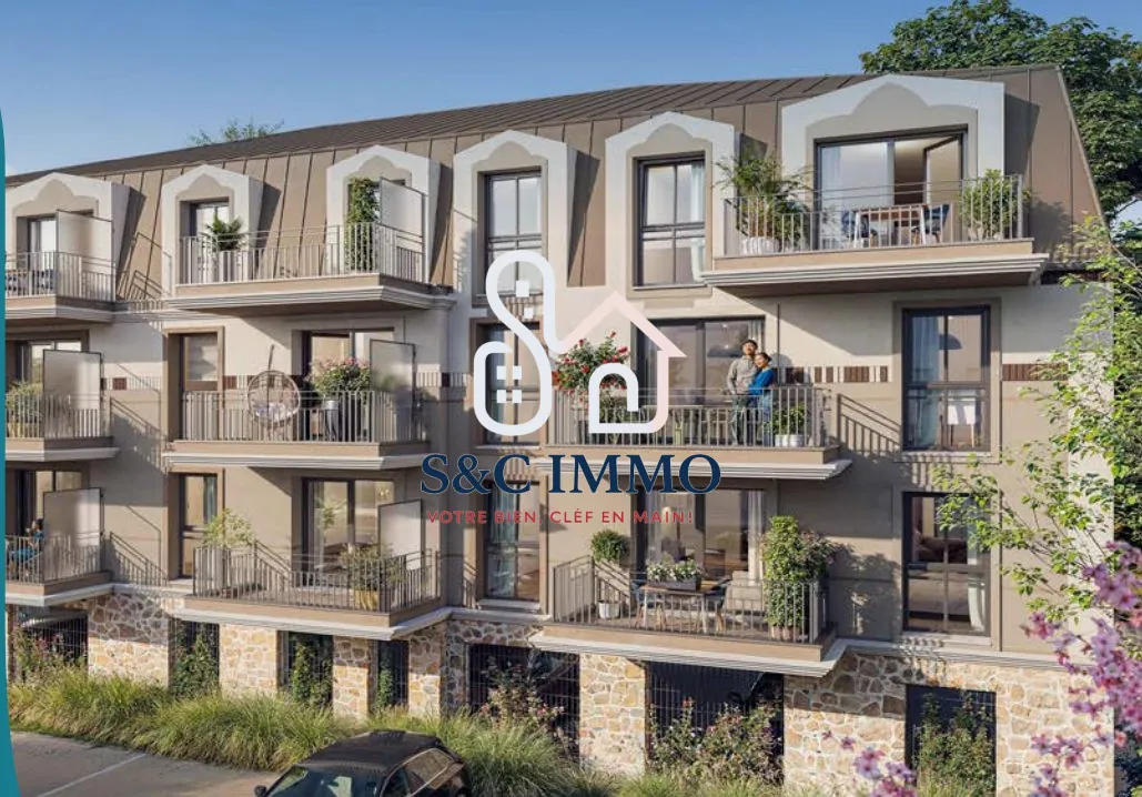 Appartement neuf à vendre à Hardricourt avec balcon, proche commodités