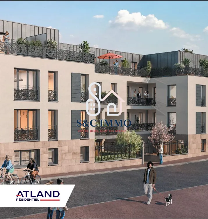 Appartement T2 neuf à vendre à Vernouillet - 42,45 m² avec jardin privé
