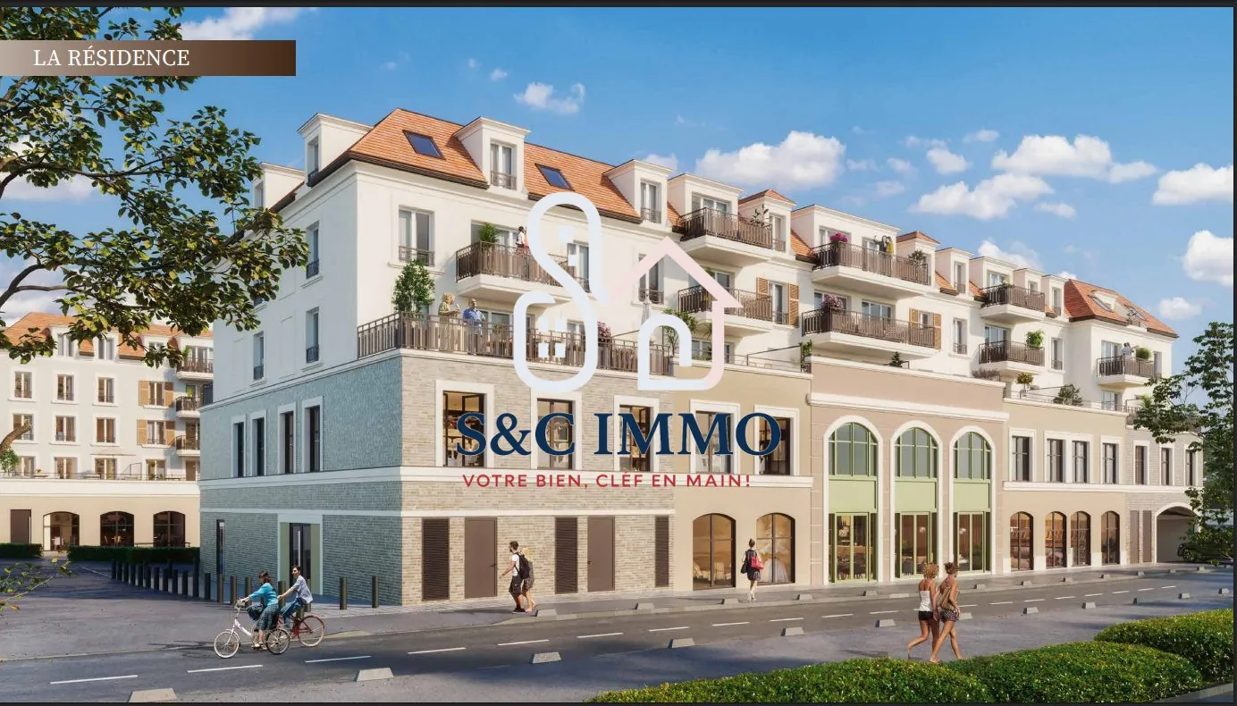 Appartement T2 neuf à vendre à Arnouville - 40,77 m² avec balcon