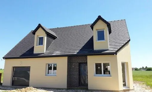 Maison moderne à Sainte-Marguerite-sur-Duclair avec jardin exposé plein sud