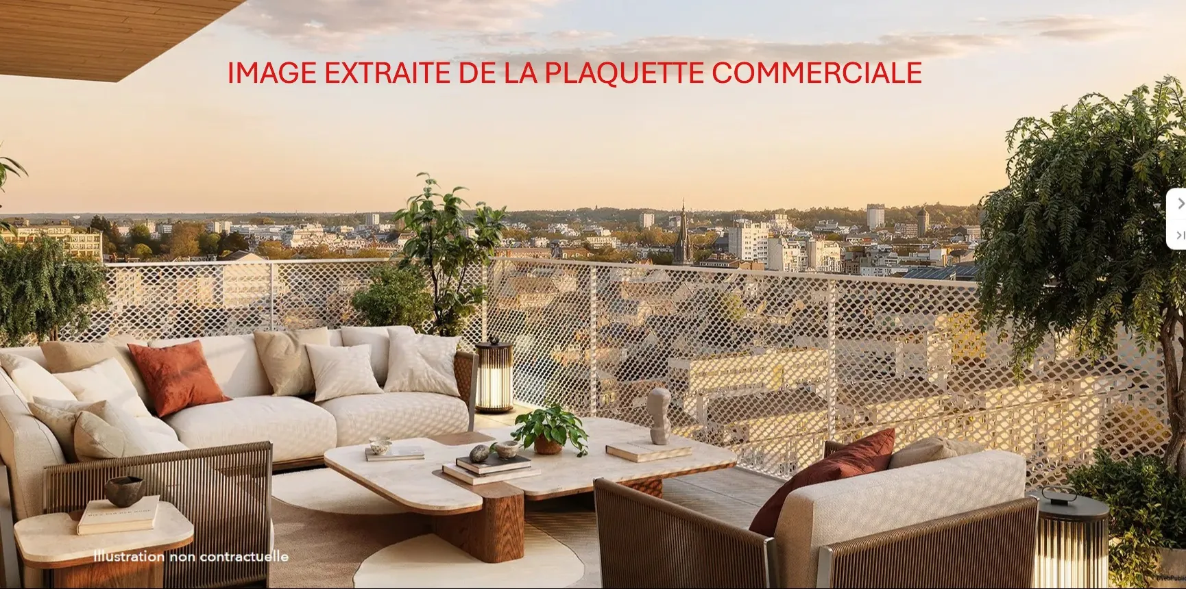 Appartement neuf de 3 pièces à Tours avec balcon et parking, livraison en 2028