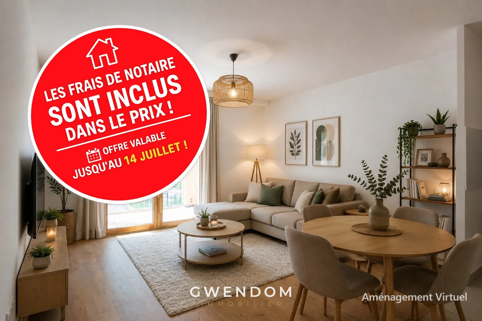 Appartement neuf de 54,85 m² avec balcon à Torcy - Offre exceptionnelle jusqu'au 14/07/2026