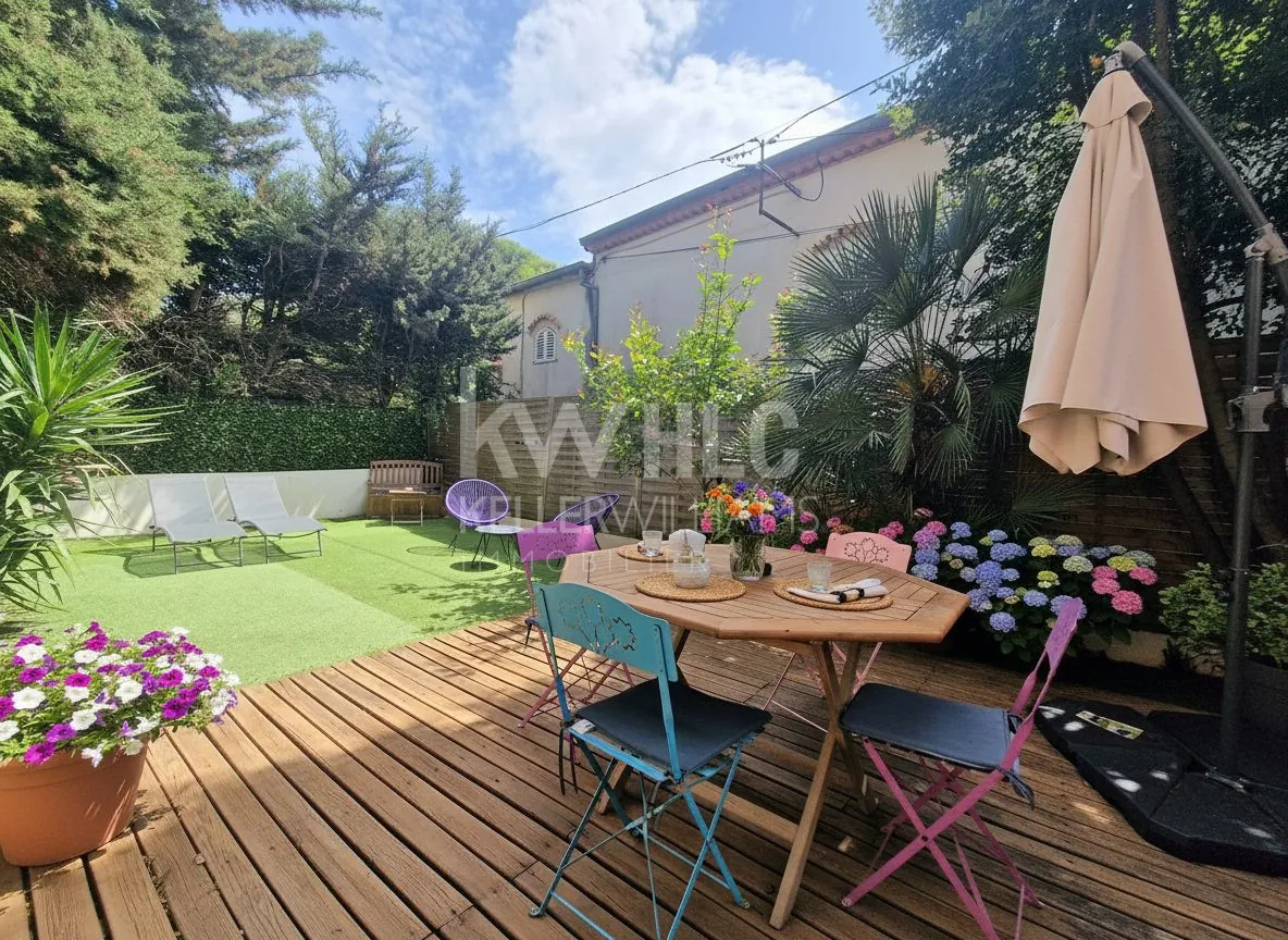 Studio avec jardin privé de 62 m² à Antibes Juan-les-Pins à 5 min de la mer