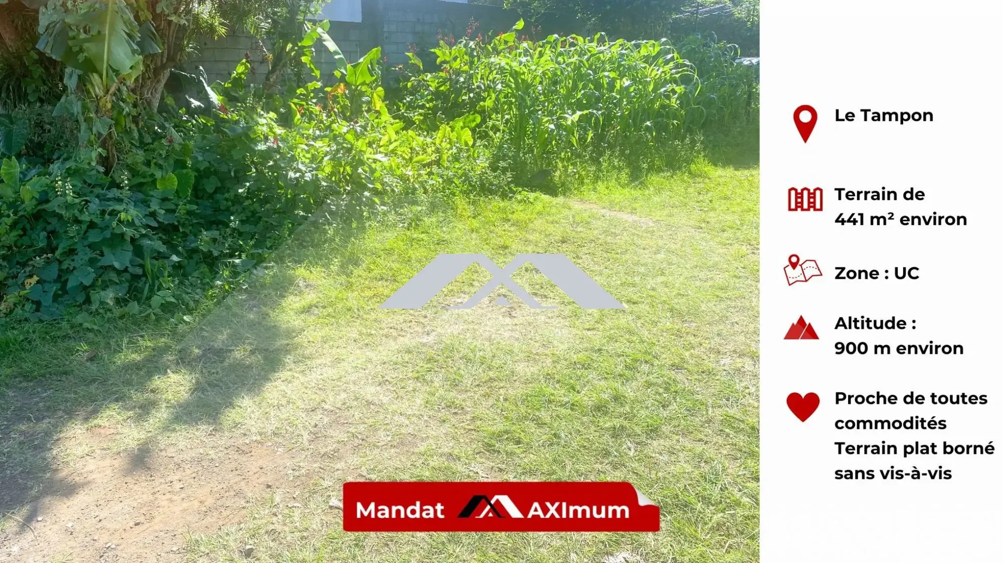 Parcelle de 441 m² à vendre à Le Tampon, secteur recherché