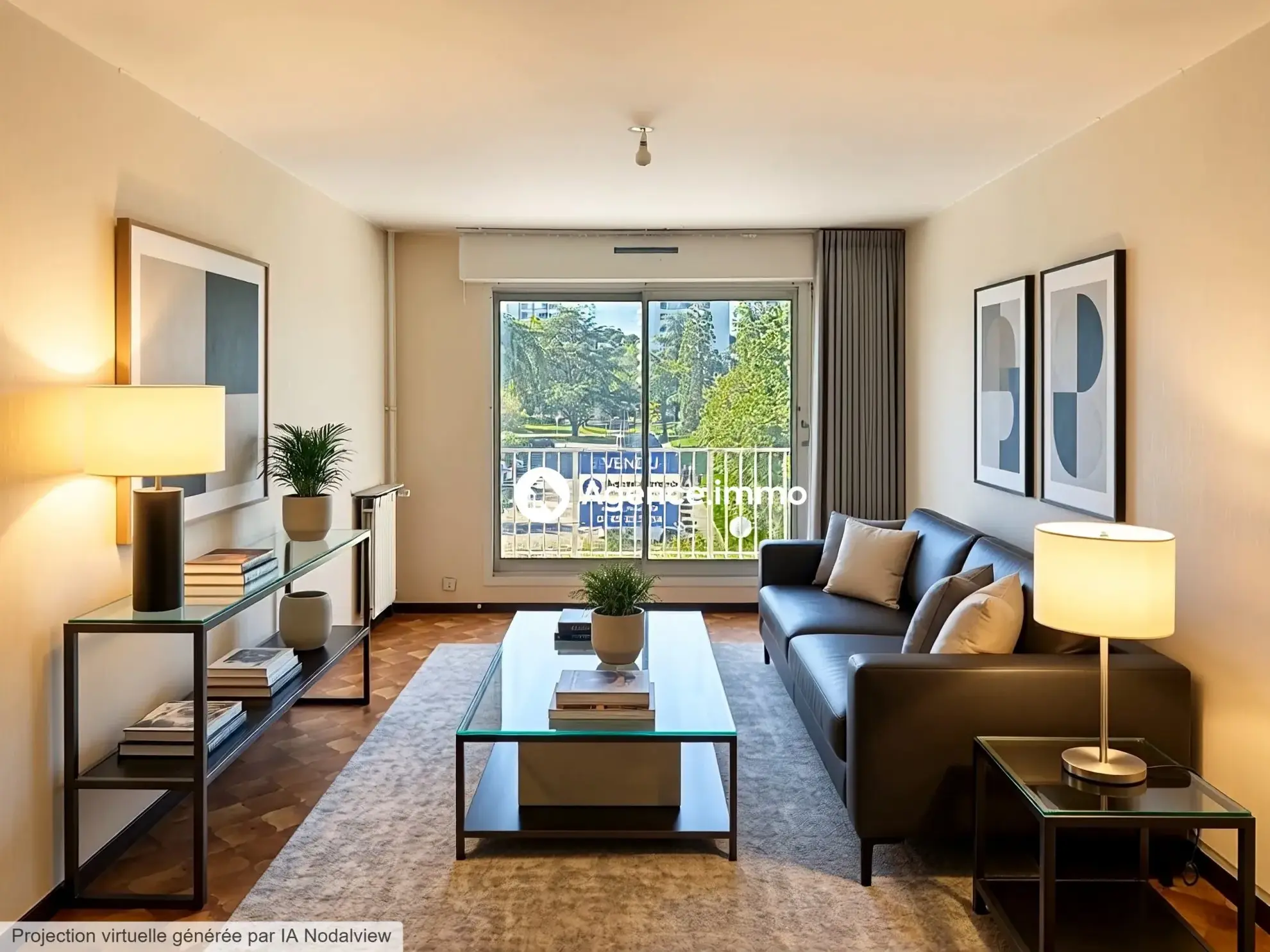 Appartement T3 avec vue sur le Cher à Tours, proximité commodités, parking et cave
