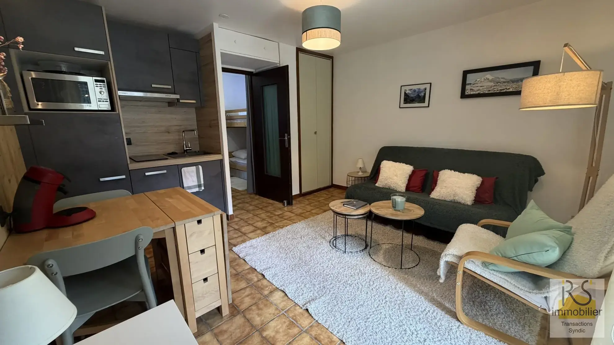 Studio avec coin montagne à vendre à Les Carroz d'Arâches