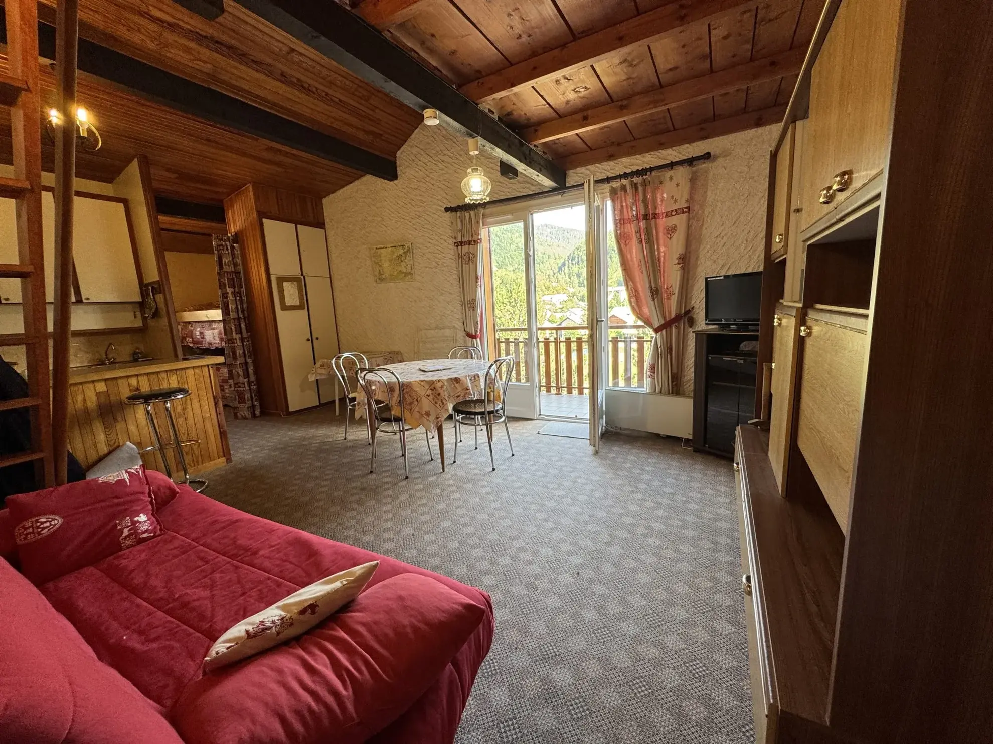 Appartement duplex 37 m² avec vue panoramique sur les montagnes à Ancelle