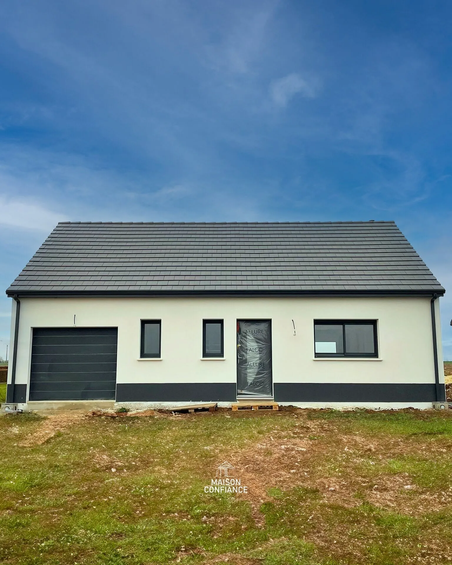 Belle maison neuve à Berteaucourt-les-Dames, 3 chambres, faible consommation énergétique