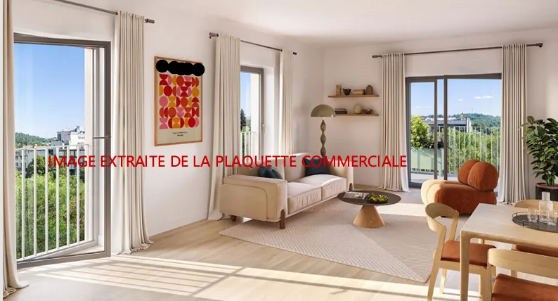 Studio neuf à Caen avec balcon, parking et livraison en 2027