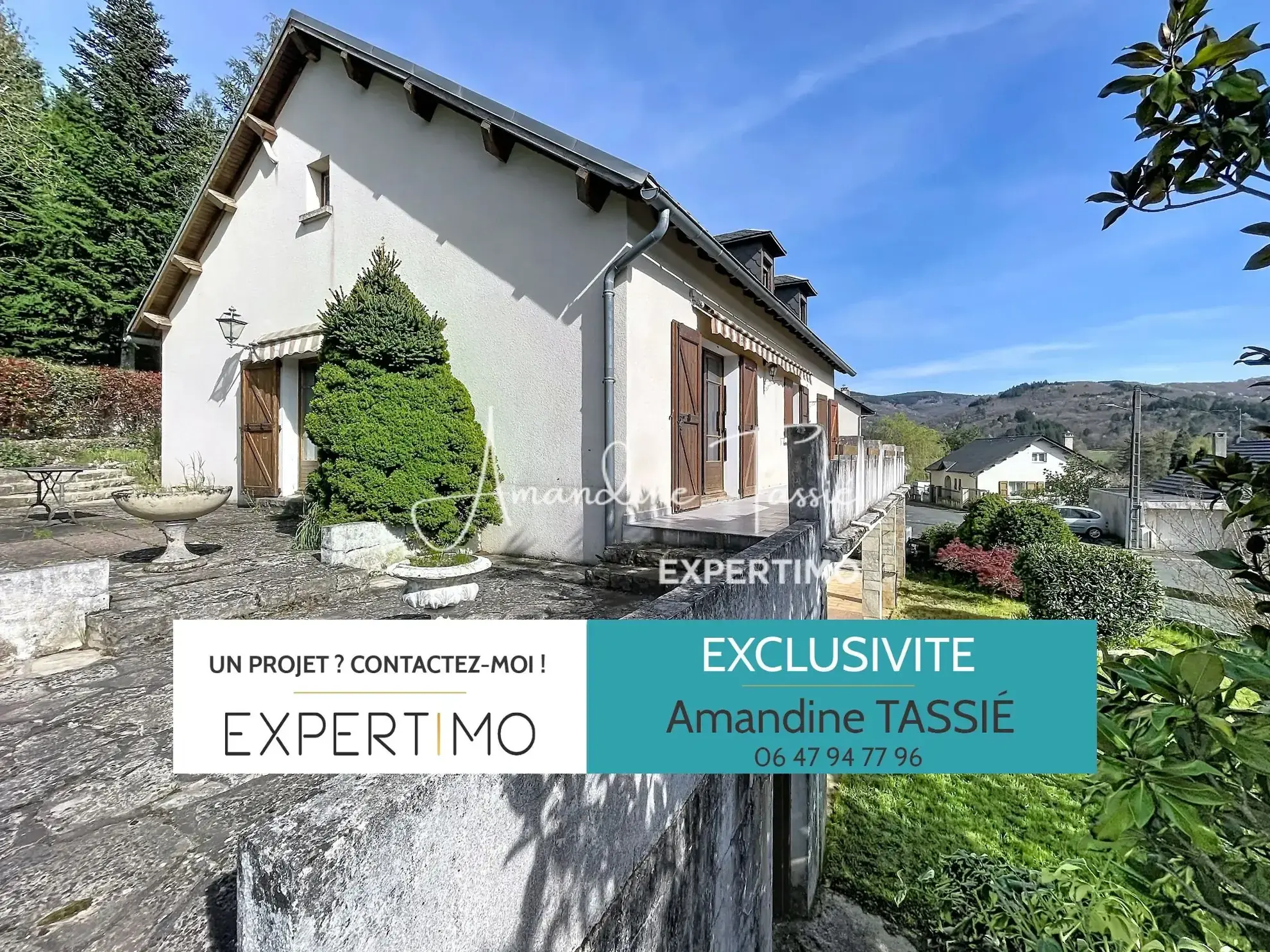 Magnifique maison de 162,8 m² avec vue, garage et terrasse à Saint-Jean-du-Bruel
