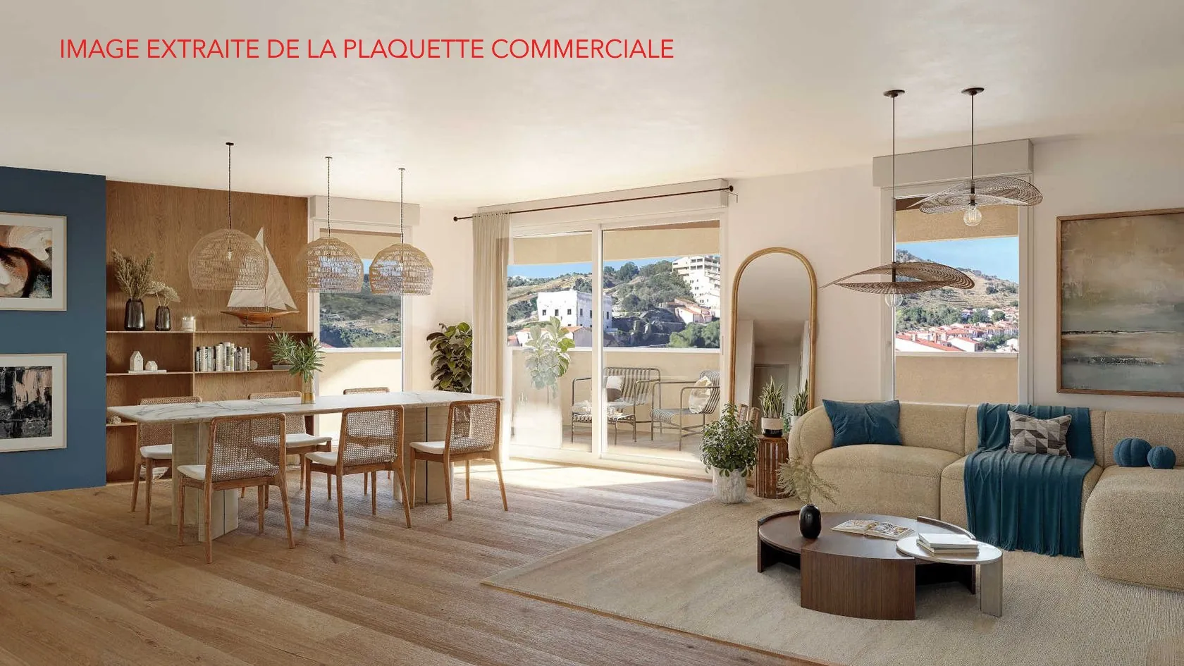 Appartement T2 neuf à Port-Vendres avec terrasse et parking, livraison 2028