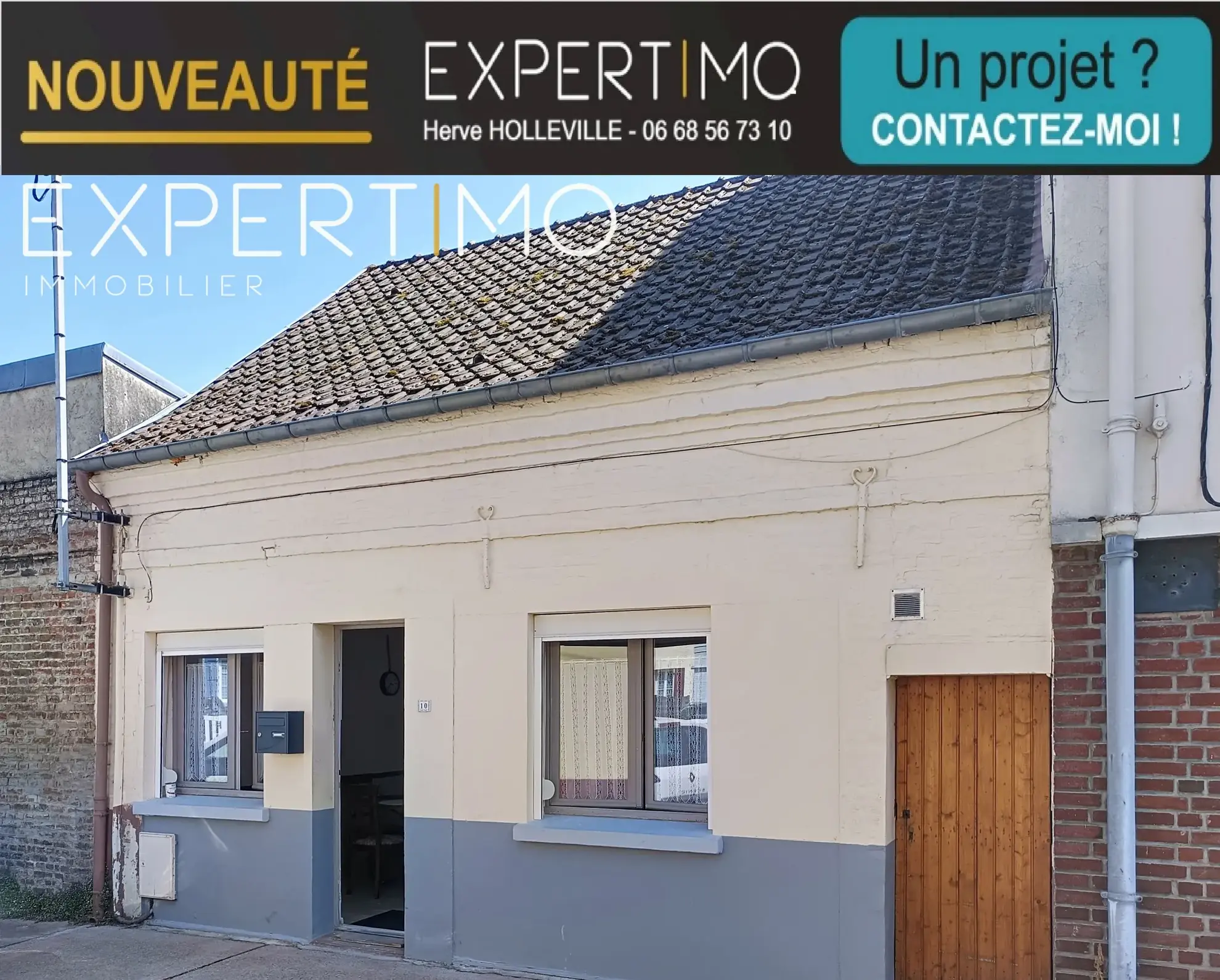 Maison de ville de 54 m² en plein centre de RUE – Habitable immédiatement