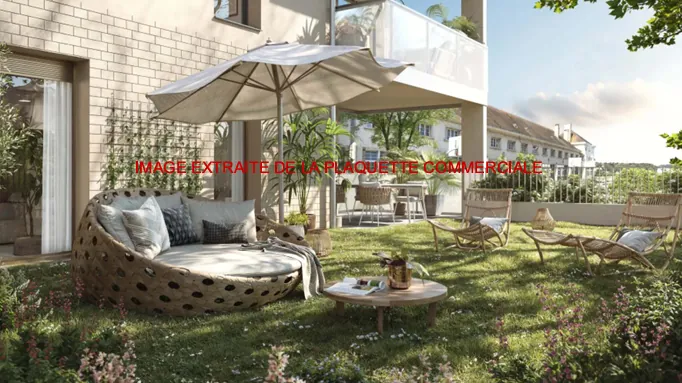 Appartement neuf 3 pièces avec jardin et terrasse à Ouistreham, livraison 2027
