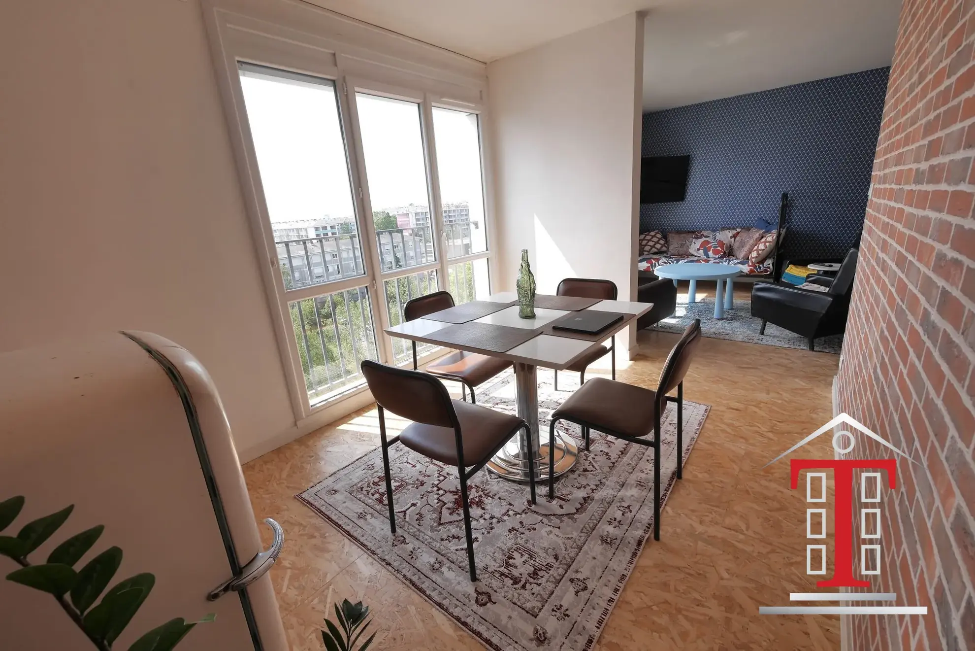 Appartement à vendre à Angers proche Piscine Monplaisir, rénové et lumineux 