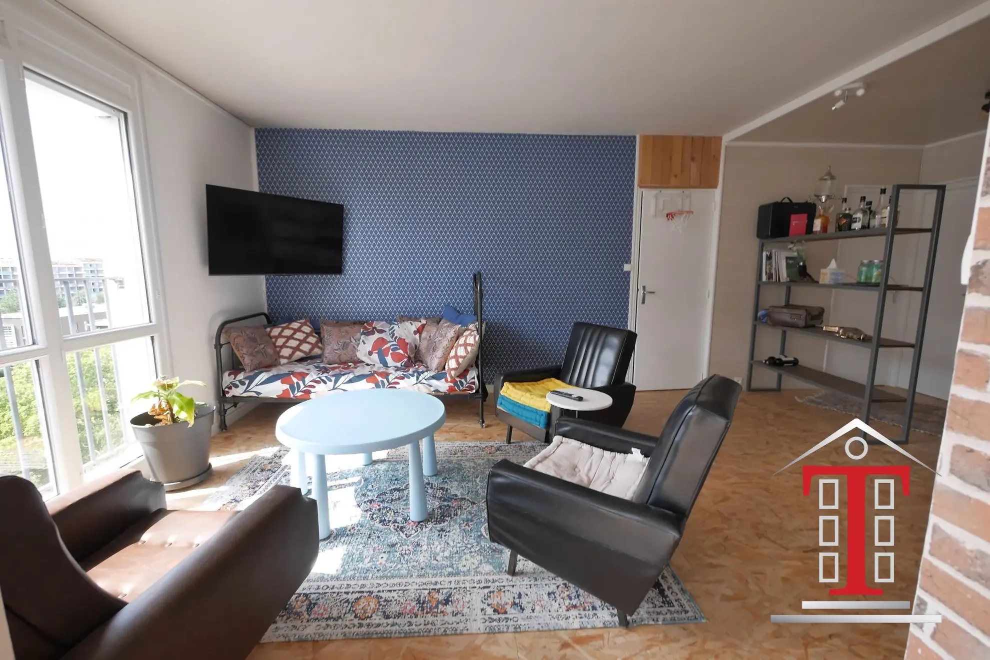 Appartement à vendre à Angers proche Piscine Monplaisir, rénové et lumineux