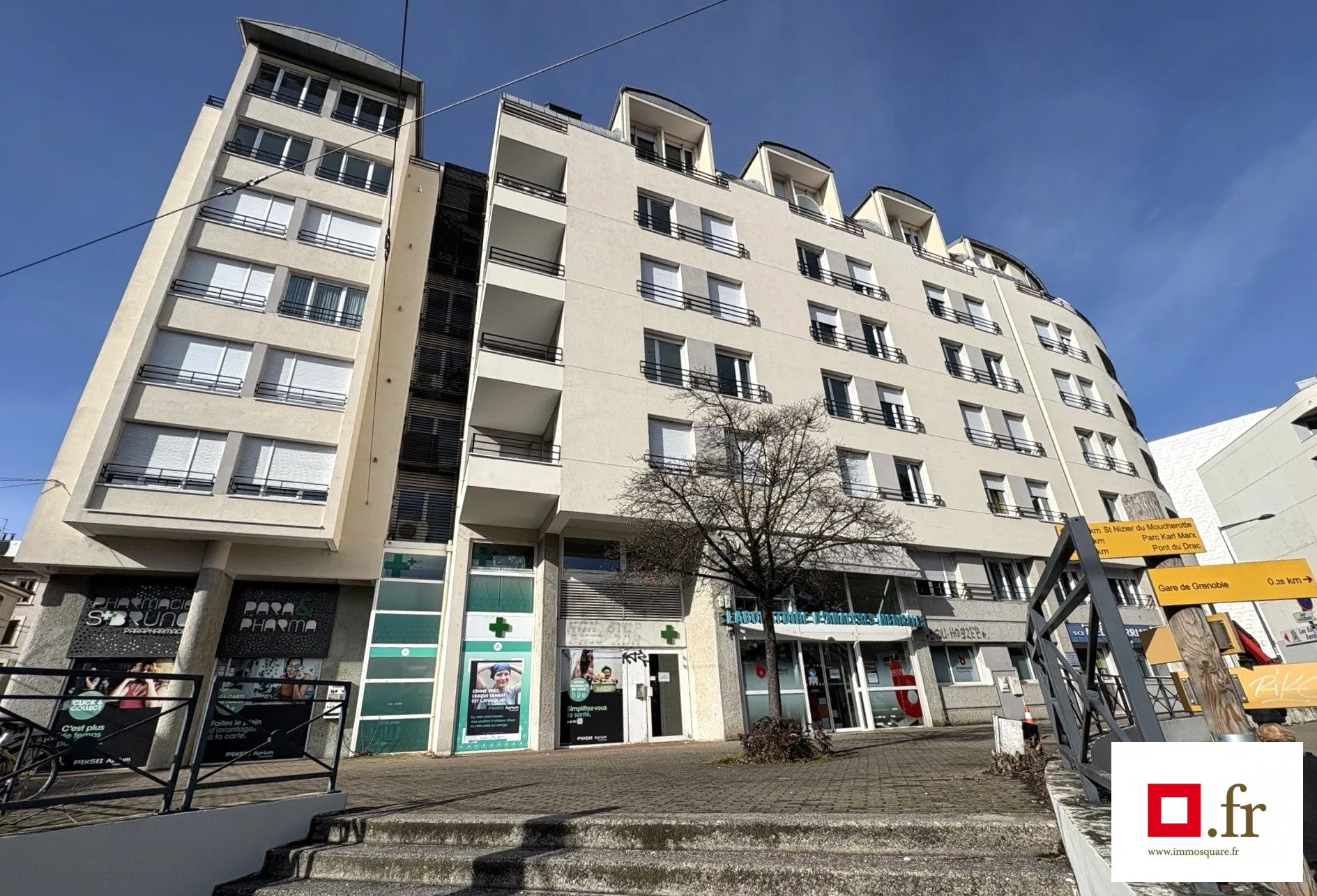 Appartement T3 lumineux à proximité de la gare de Grenoble - 72 m²