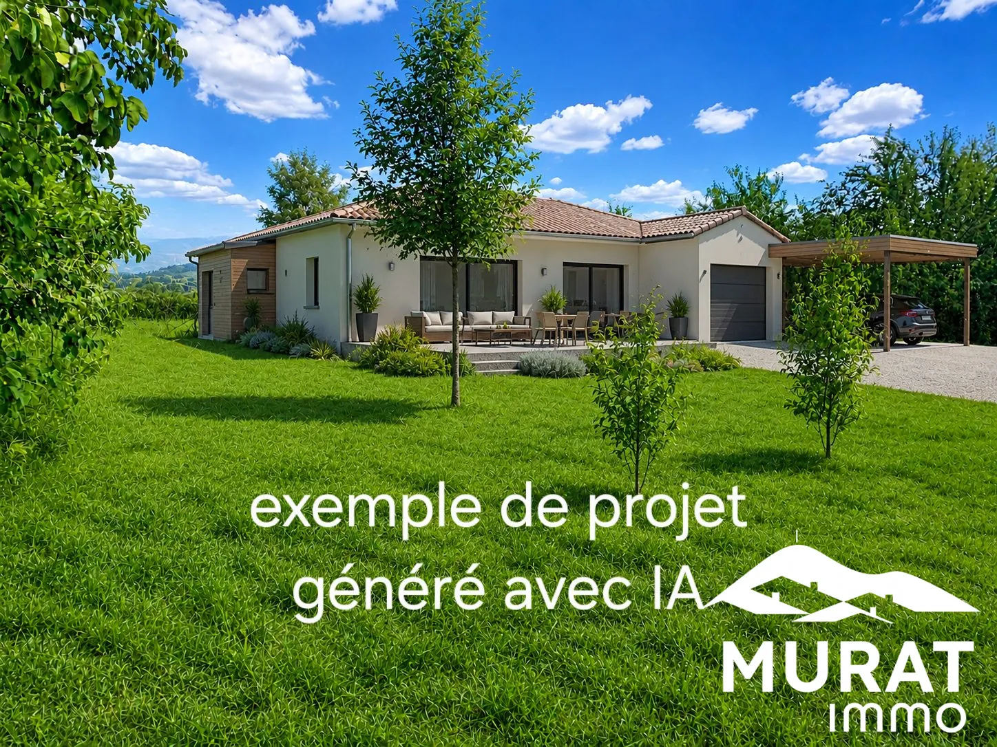 Terrain constructible à Sallèdes de 921 m² avec vue remarquable