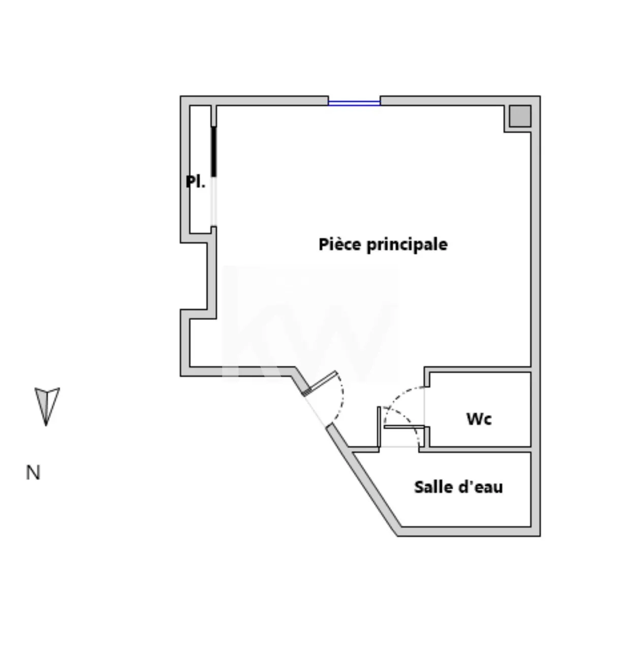 Studio lumineux à vendre dans le 18ème arrondissement de Paris