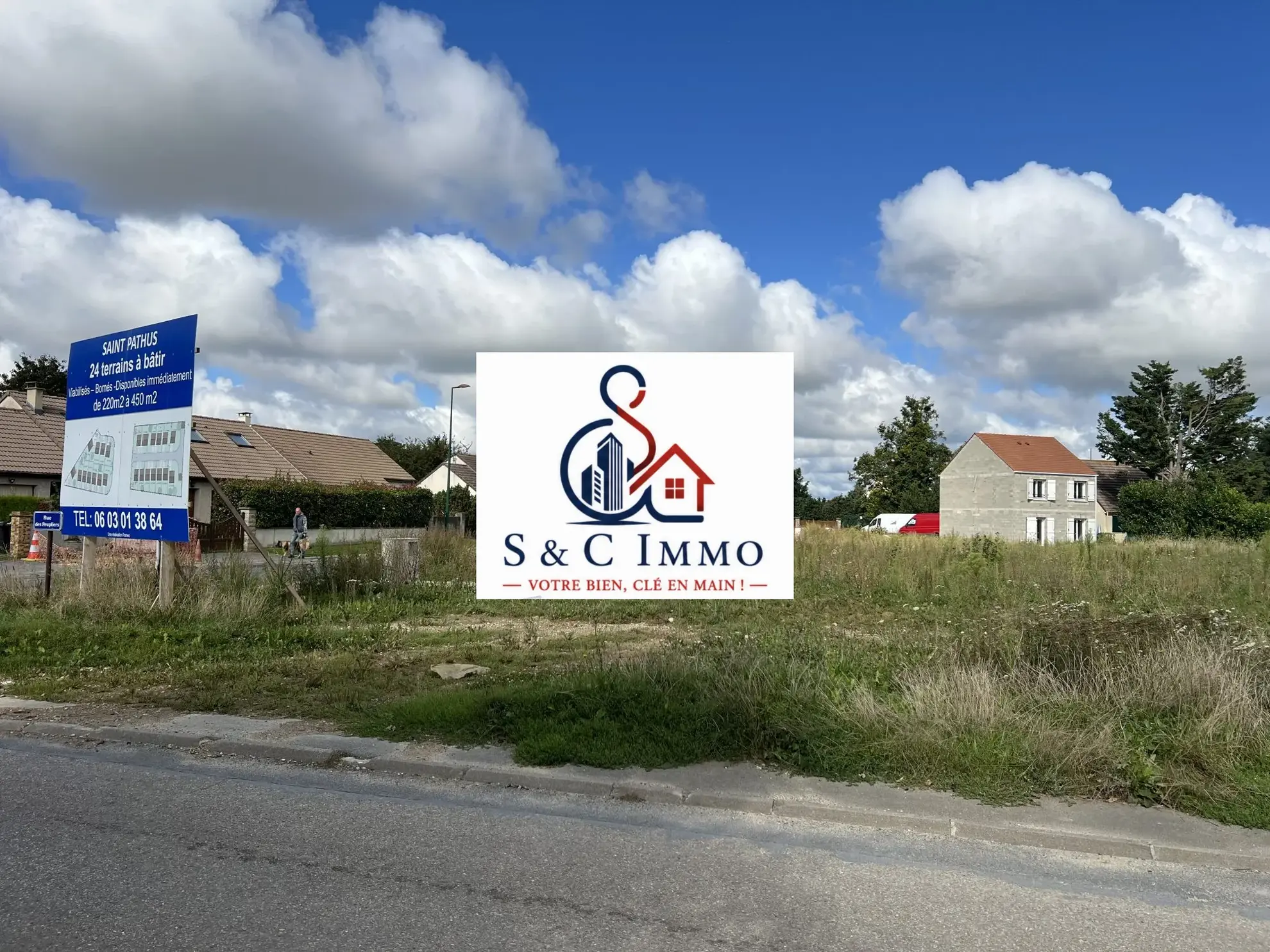 Terrain à vendre de 745 m² à Chaumont-en-Vexin, cadre naturel et calme idéal pour votre maison