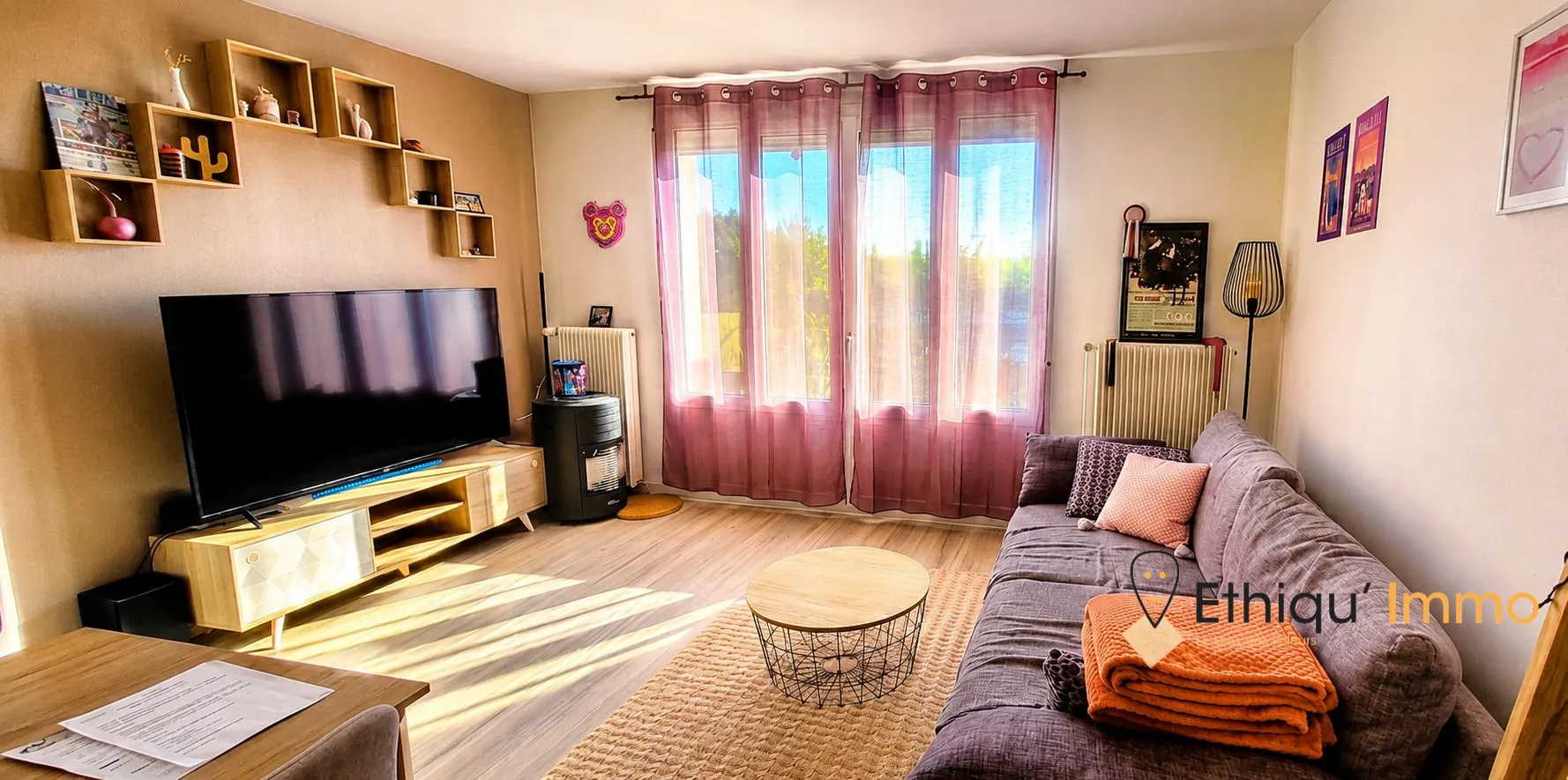 Bel appartement F3 rénové avec balcon et parking à Chaumont – Dernier étage