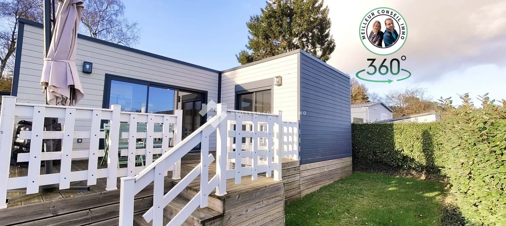 Part sociale avec chalet à Guerlédan, domaine sécurisé en Bretagne
