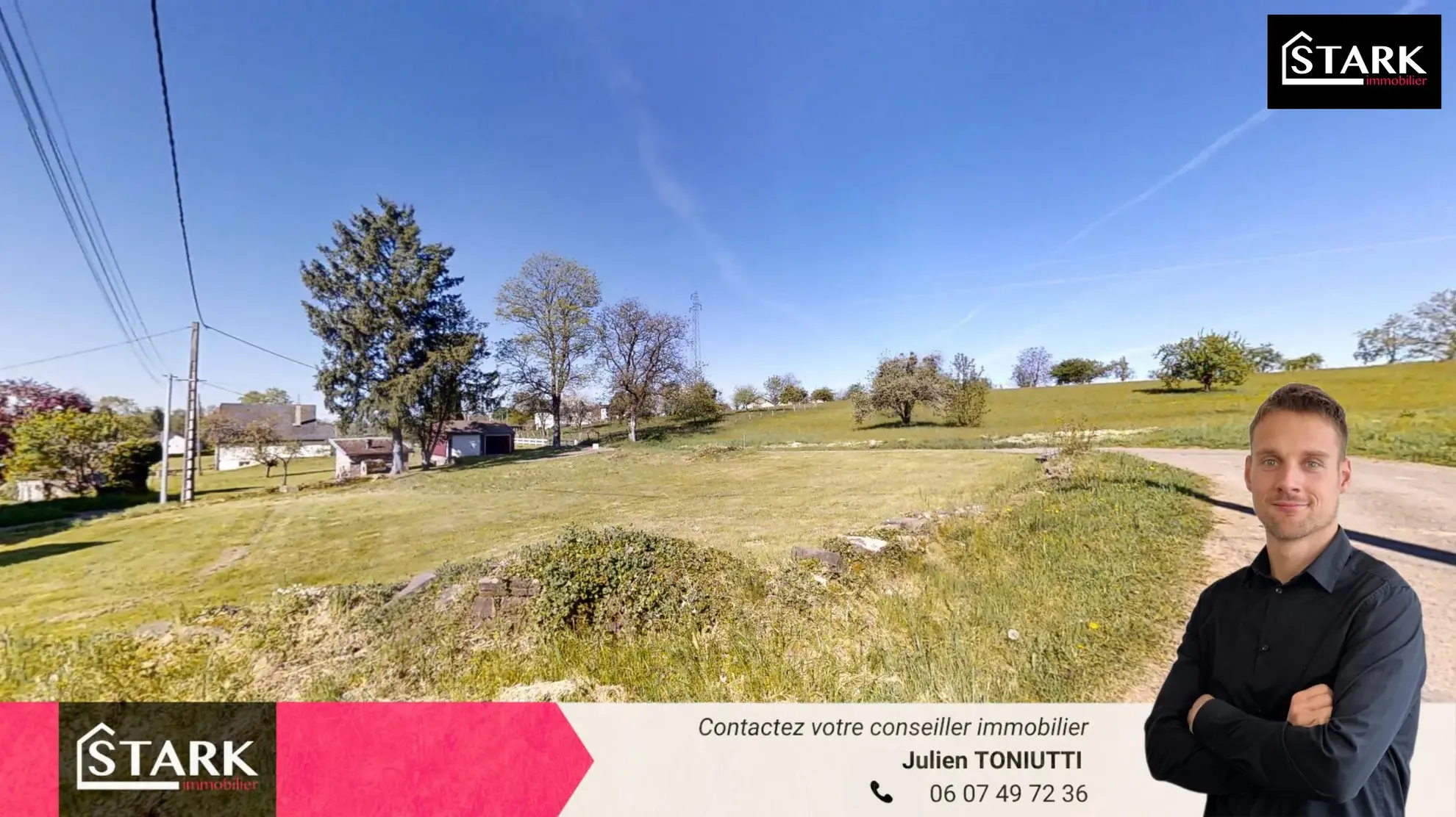 Terrain constructible de 1001 m² à Fougerolles Saint-Valbert avec vue dégagée