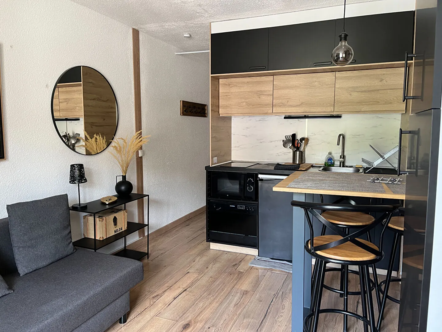 Appartement 22,84 m² avec balcon ouest à Risoul 1850, vue dégagée