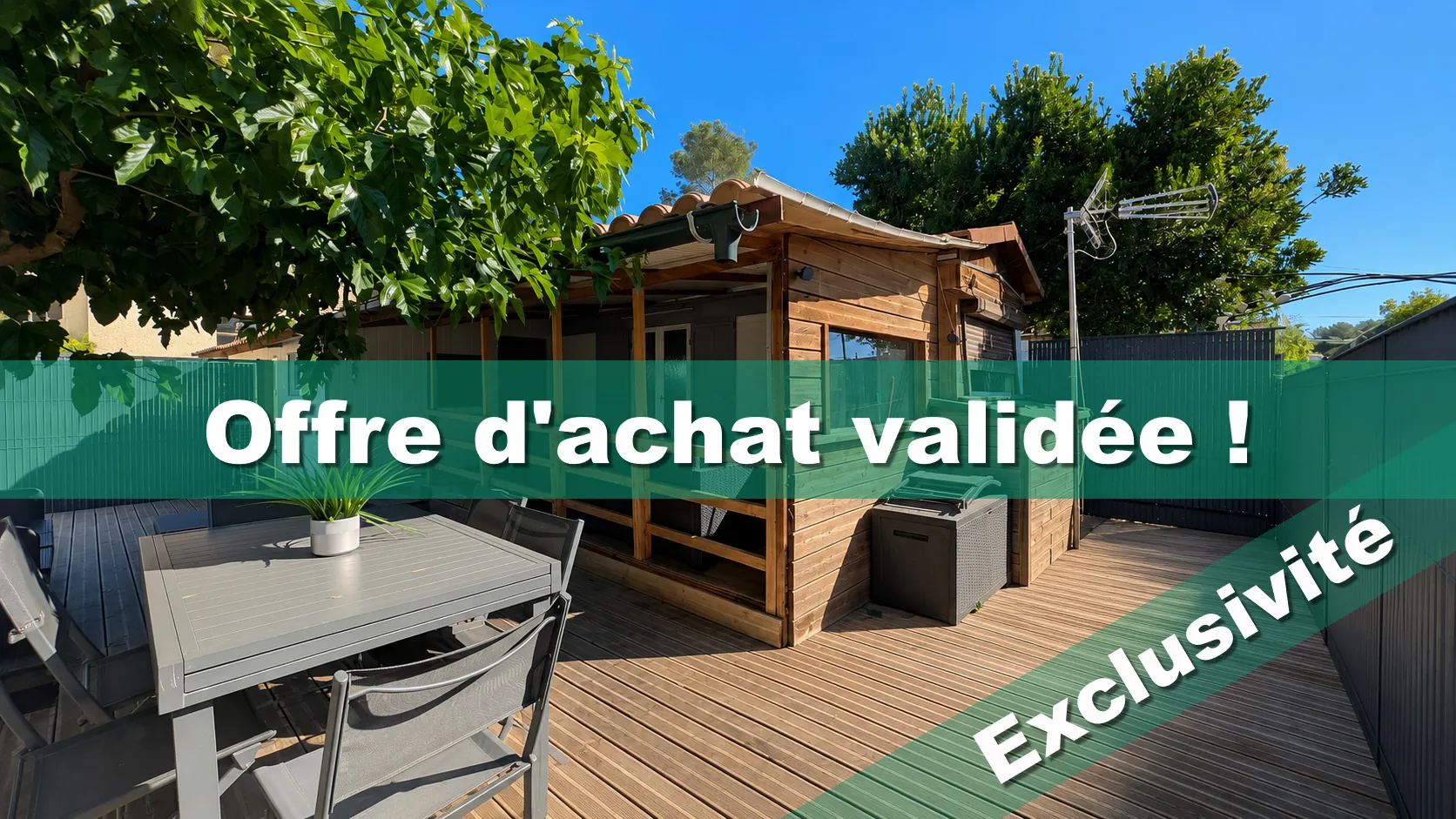 Charmant mobil home de 50 m² avec terrasse à Le Castellet - Investissement rentable